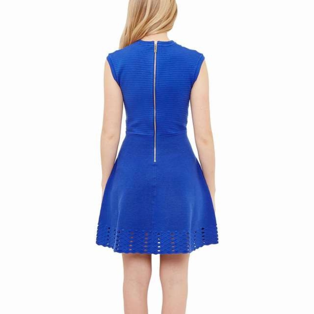 Ted Baker Zaralie Jacquard Cut-Out Skater dress - Picture 6 of 7